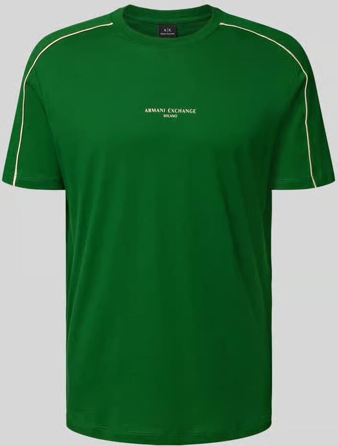 Armani Exchange T-shirt met labelprint