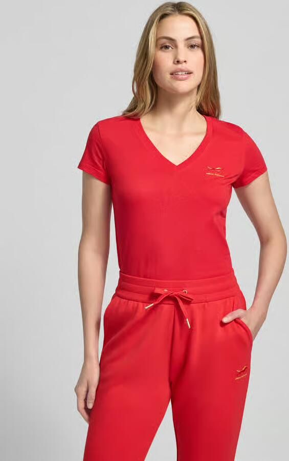 Armani Exchange T-shirt met labelstitching - Foto 2
