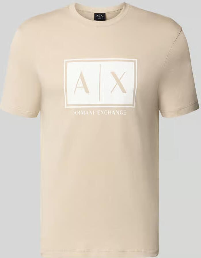 Armani Exchange T-shirt met logo en ronde hals - Foto 2