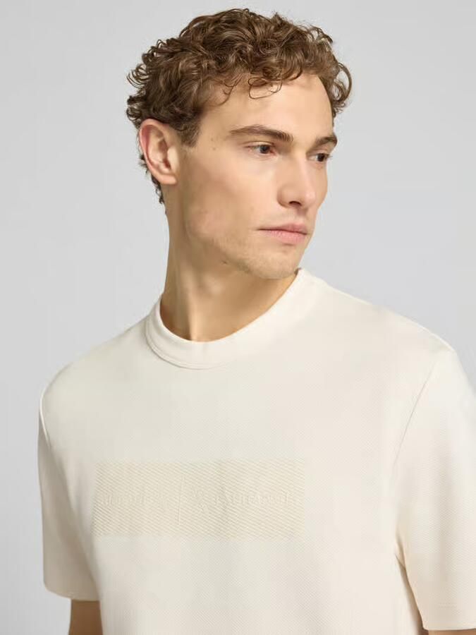 Armani Exchange T-shirt met logo en ronde hals