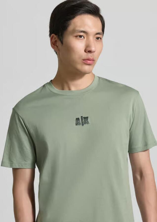 Armani Exchange T-shirt met logo en ronde hals