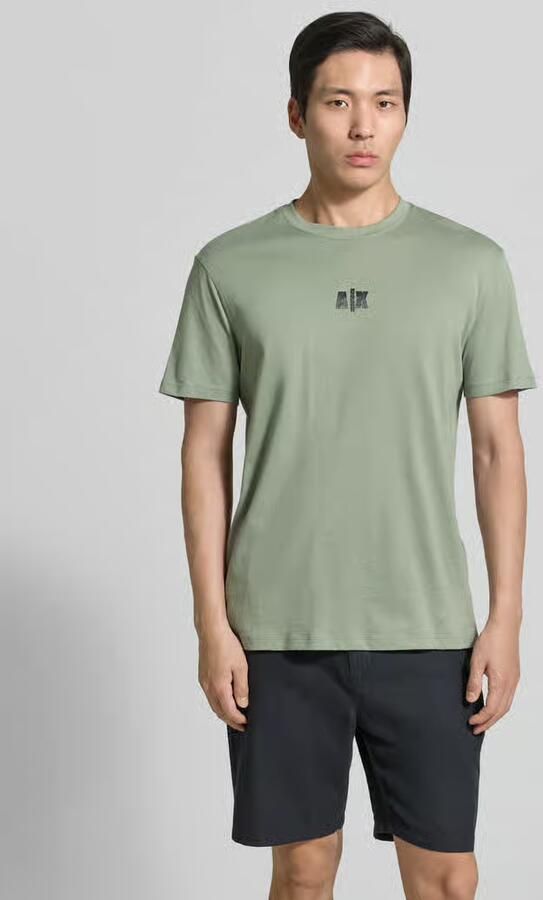 Armani Exchange T-shirt met logo en ronde hals - Foto 2