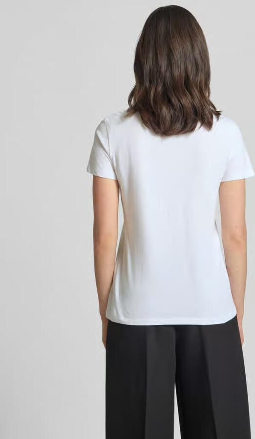 Armani Exchange T-shirt met logo en ronde hals