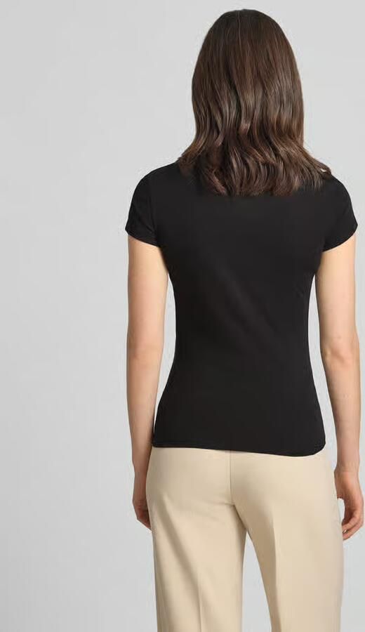Armani Exchange T-shirt met logo en ronde hals - Foto 4