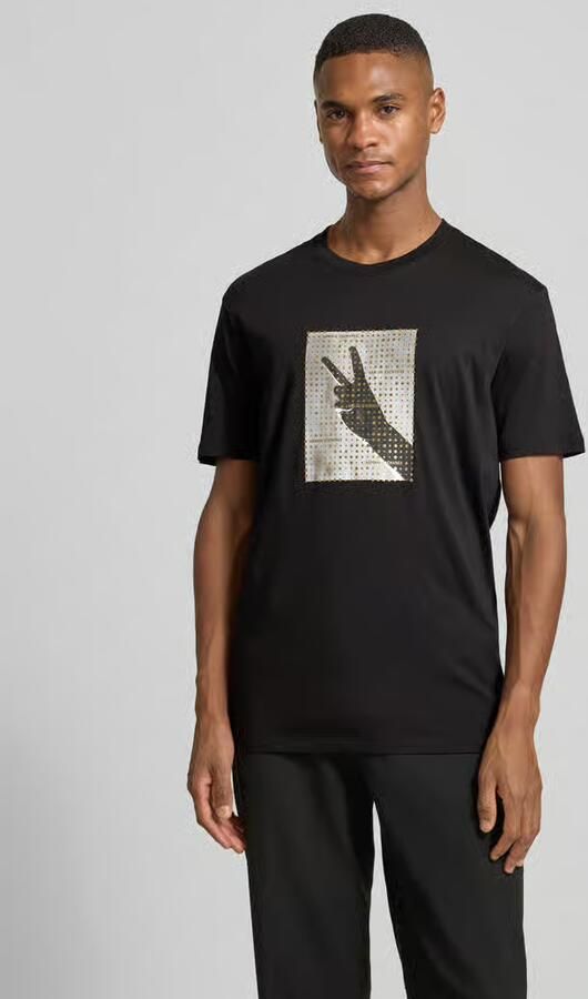 Armani Exchange T-shirt met motiefprint - Foto 2