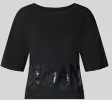Armani Exchange t-shirt met pailletten