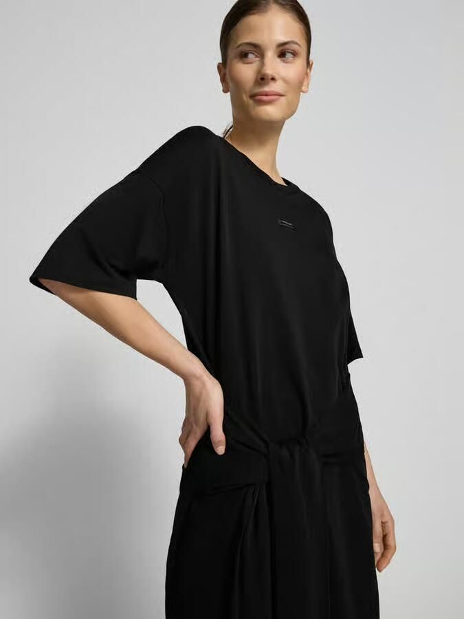 Armani Exchange T-shirtjurk met Ronde hals en 1 2-mouwen