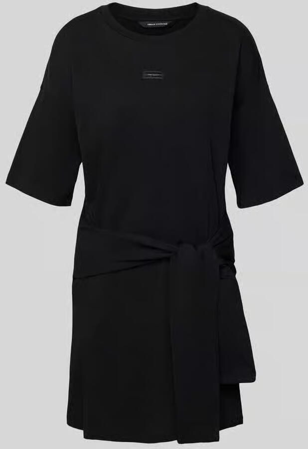 Armani Exchange T-shirtjurk met Ronde hals en 1 2-mouwen - Foto 2