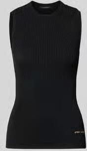 Armani Exchange Top van viscosemix in riblook
