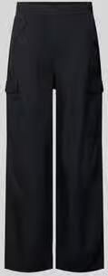 Armani Exchange wide fit cargo-broek met wol