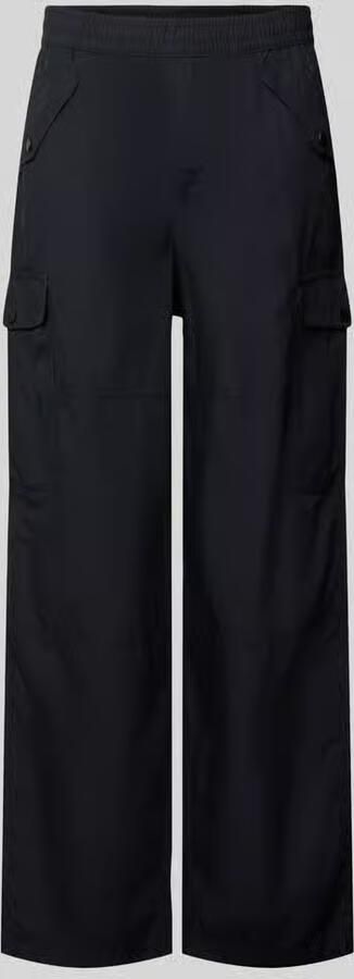 Armani Exchange wide fit cargo-broek met wol
