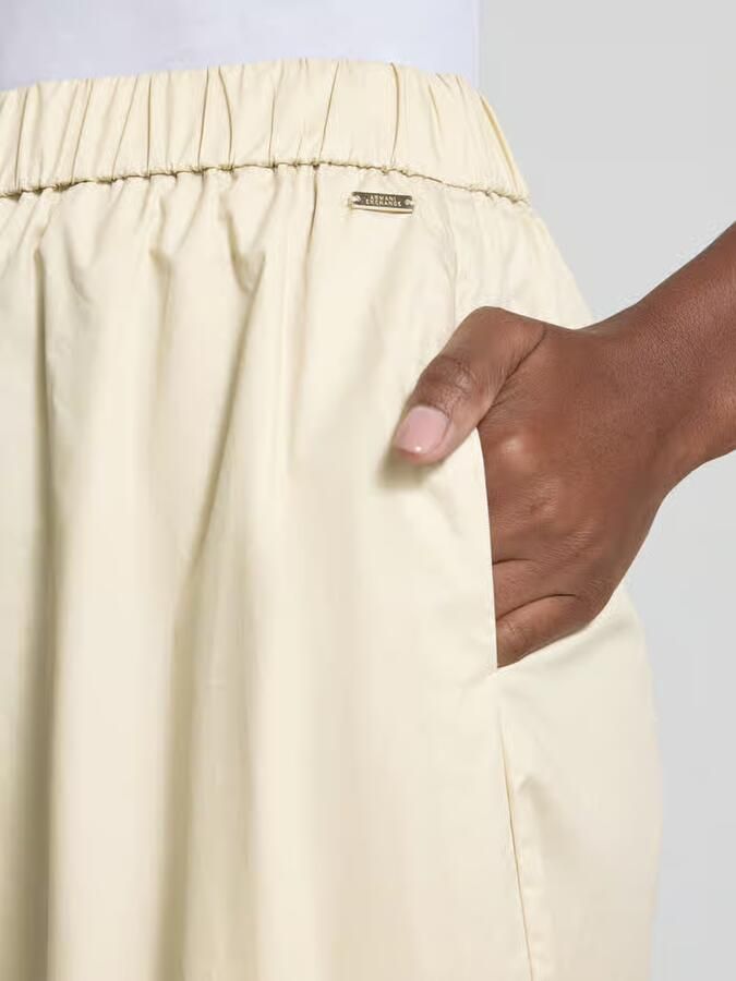 Armani Exchange Wide fit stoffen broek met elastische band - Foto 2