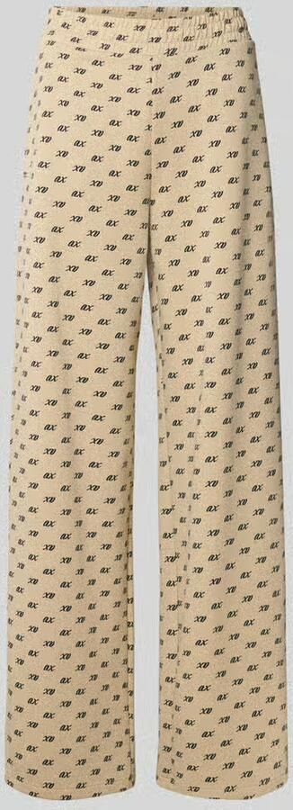Armani Exchange Wide leg sweatpants van katoenmix - Foto 2
