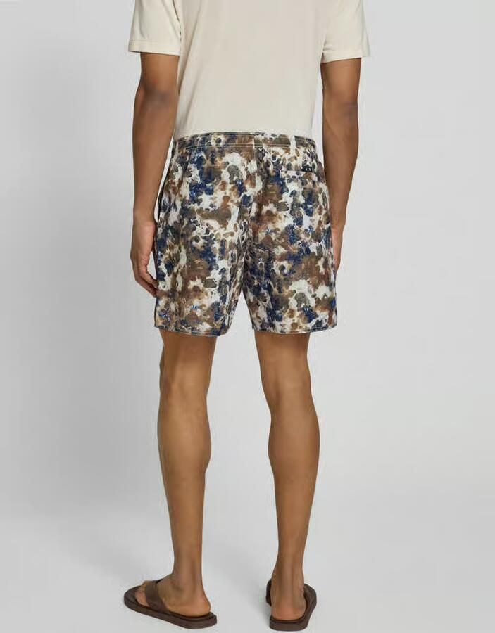 Armani Exchange Zwembroek in allover-look met elastische tailleband - Foto 2