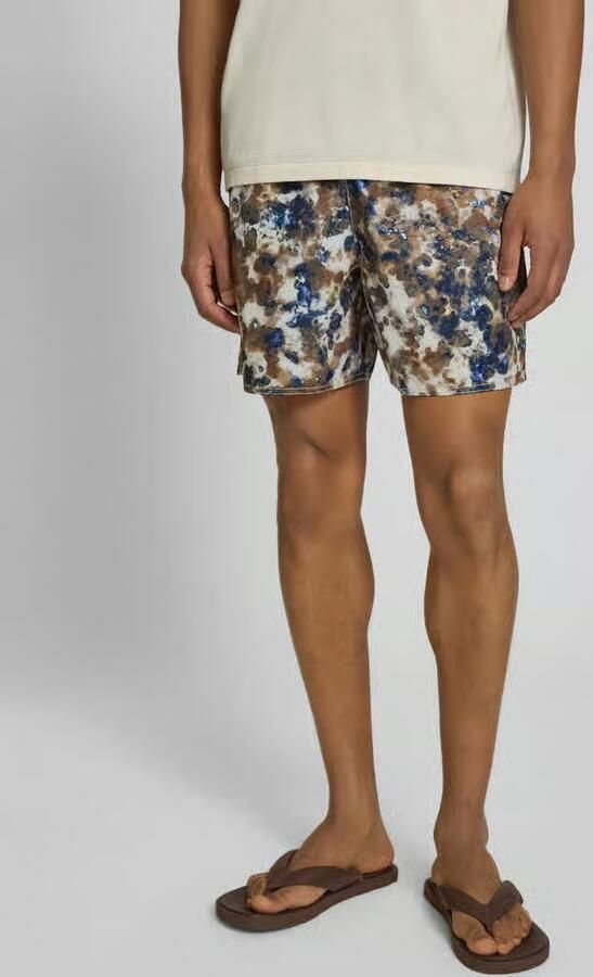 Armani Exchange Zwembroek in allover-look met elastische tailleband - Foto 3
