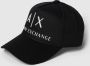 Armani Exchange Katoenen zonneklep voor mannen Black Heren - Thumbnail 1