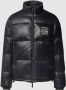 Armani Exchange Zwarte jas met ritssluiting en lange mouwen Black Heren - Thumbnail 1