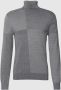 Emporio Armani Gray Navy Dolcevita Sweaters Gray Heren - Thumbnail 1