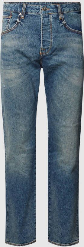 Armani Exchange Slim fit jeans met knoop- en ritssluiting