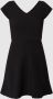Armani Exchange Knielange jurk in riblook - Thumbnail 1