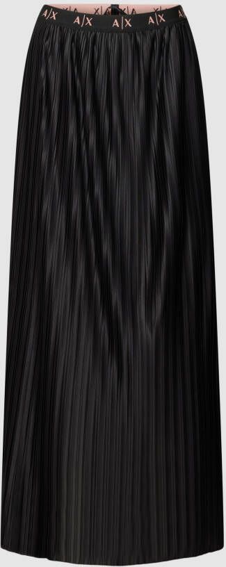 Emporio Armani Elegante Maxi Rok Collectie Black Dames