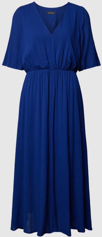 Armani Exchange Midi-jurk van viscose met plooien