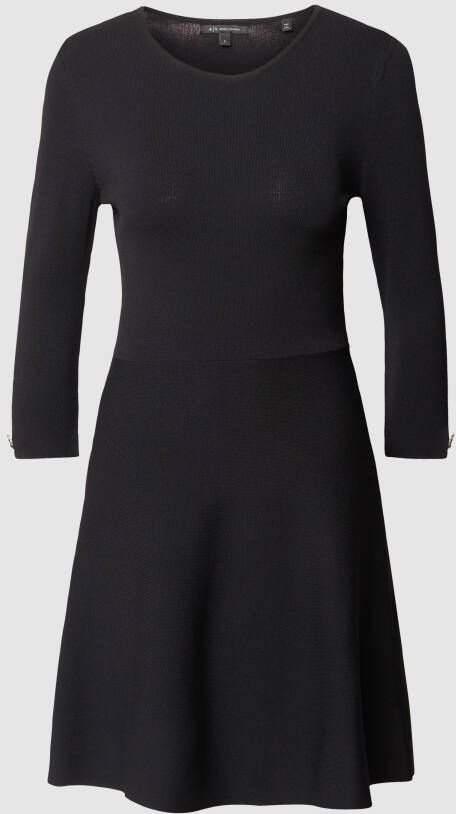 Armani Exchange Mini-jurk in gebreide look