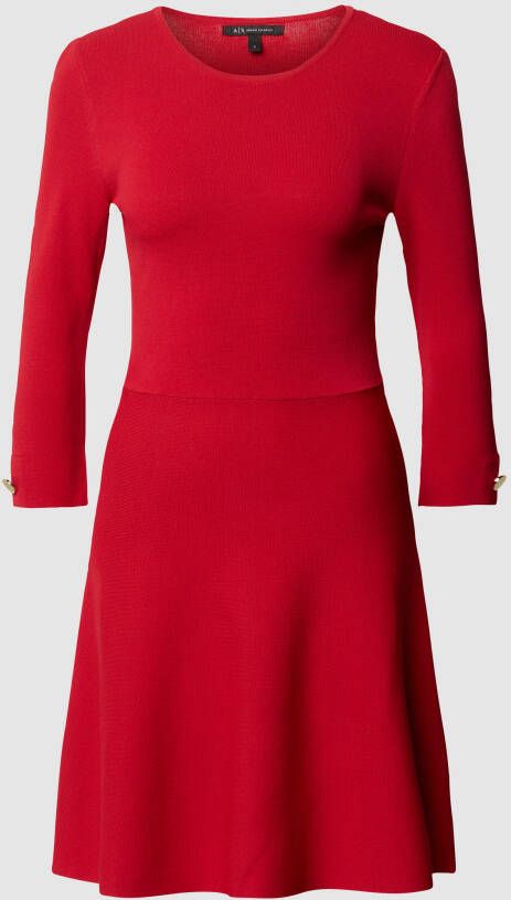 Armani Exchange Mini-jurk in gebreide look