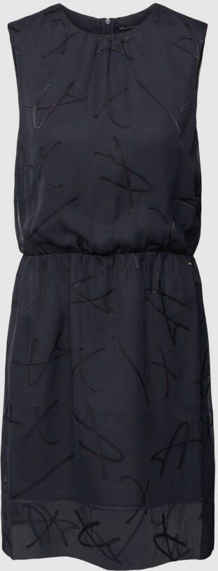 Armani Exchange Mini-jurk met stitchingmotief
