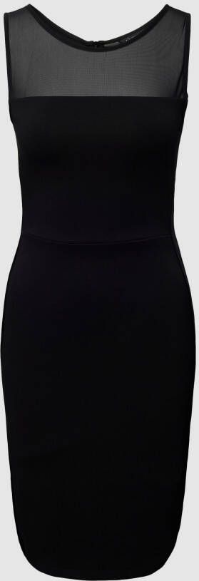Armani Exchange Mini-jurk met viscose en ritssluiting aan de achterkant