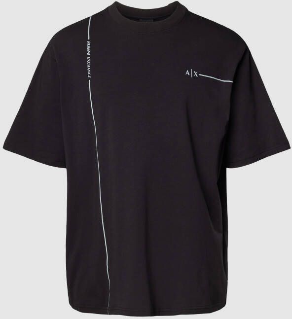 Armani Exchange Oversized T-shirt met labelprint