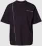 Armani Exchange Oversized T-shirt met labelprint - Thumbnail 1