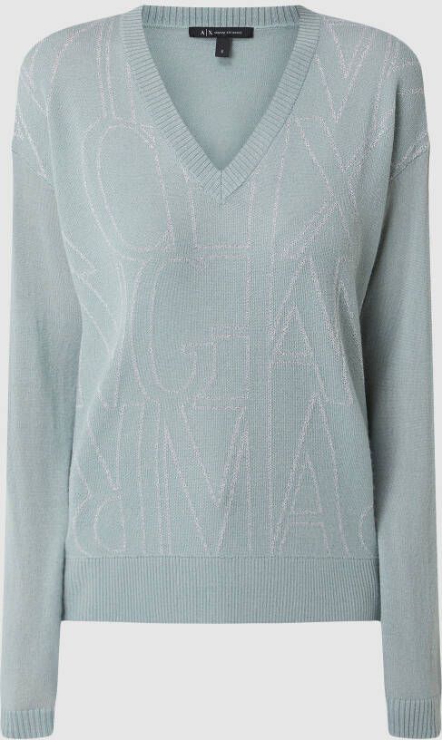 Armani Exchange Pullover met logomotief