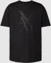 Armani Exchange Regular fit T-shirt met labelprint - Thumbnail 1