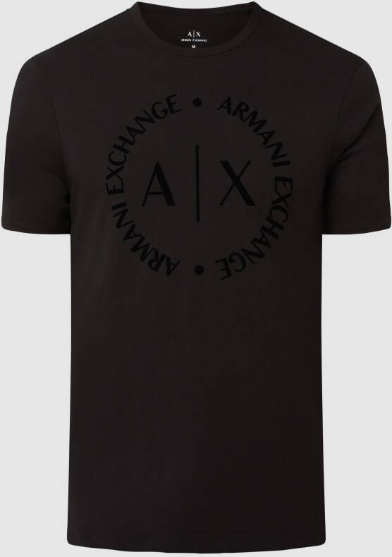 Armani Exchange Regular fit T-shirt met logo