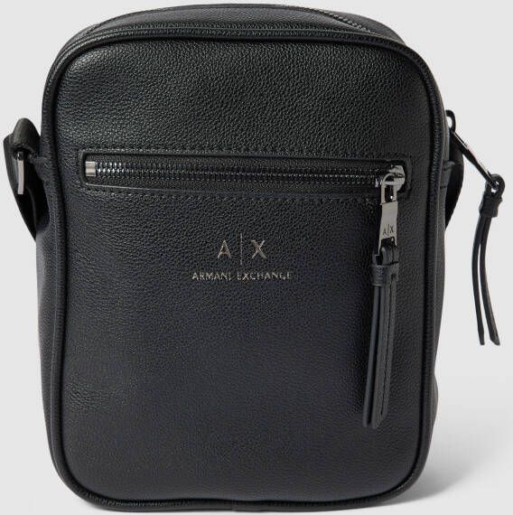 Armani Exchange Stijlvolle Crossbody Tas met Ritssluiting Black Heren