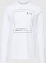 Armani Exchange Klassiek T-shirt voor heren Wit Heren - Thumbnail 1