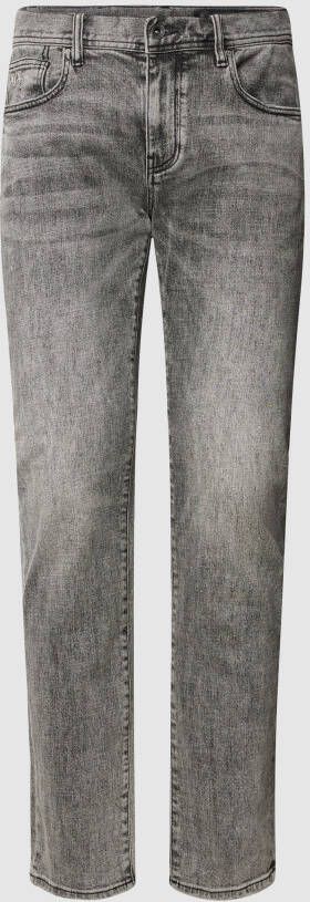Armani Exchange Slim fit jeans met labelpatches