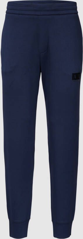 Armani Exchange Sweatpants with Logo Blauw Heren