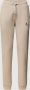 Armani Exchange Sportieve Katoenen Sweatpants Elastische Taille Logo Beige Dames - Thumbnail 1