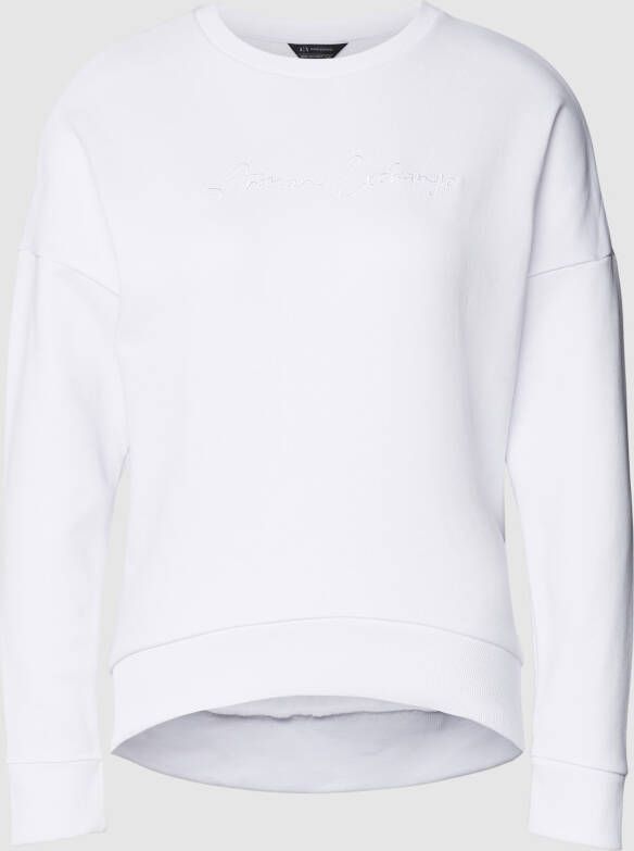 Armani Exchange Sweatshirt met logostitching