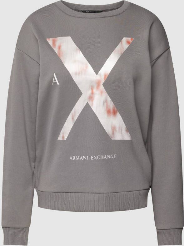 Armani Exchange Sweatshirt met motiefprint
