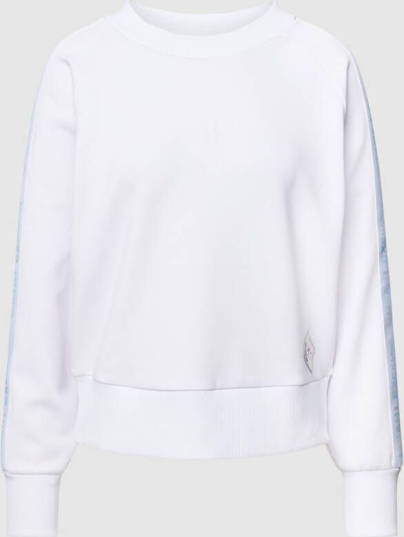 Armani Exchange Sweatshirt met paspel met logo