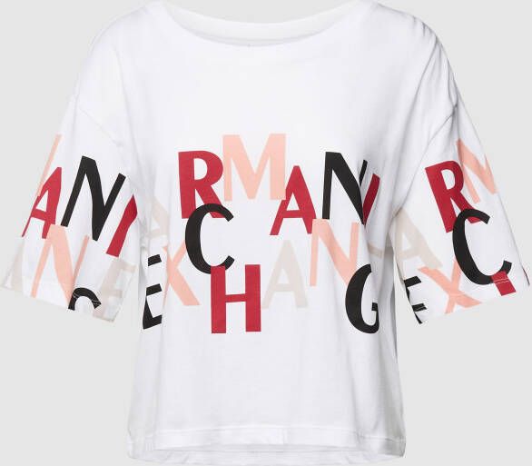 Armani Exchange T-shirt met boothals