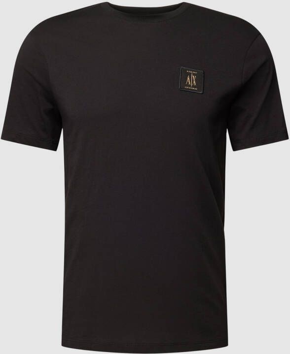 Armani Exchange T-shirt met labeldetail