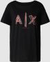 Armani Exchange Stijlvol T-Shirt voor Heren Zwart Dames - Thumbnail 1