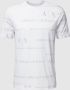 Armani Exchange T-shirt met all-over labelprint - Thumbnail 1