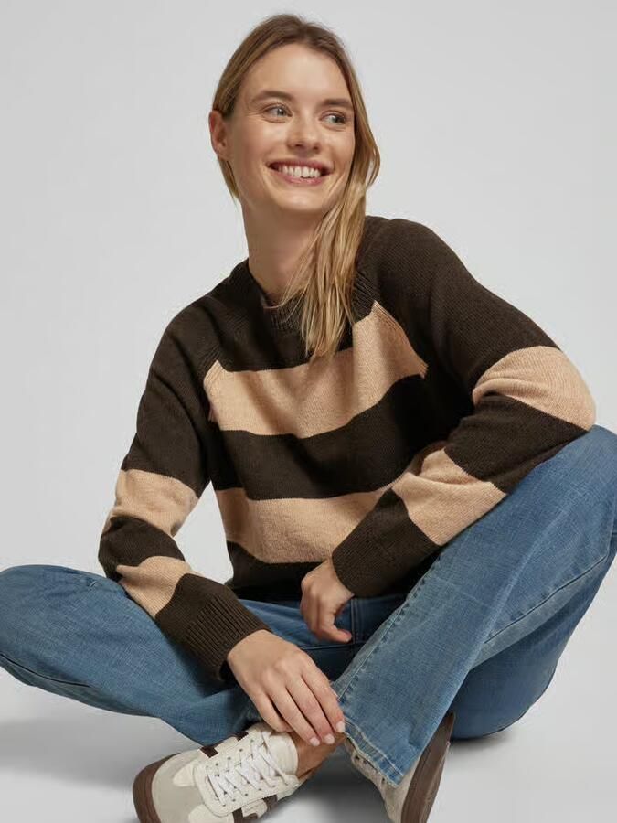 ARMEDANGELS Gebreide pullover met ribboorden model 'DILIRIAA'