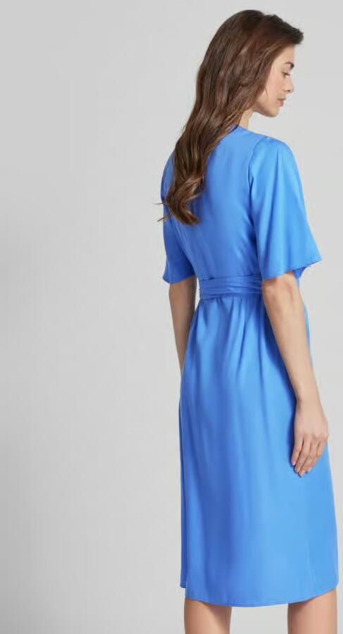ARMEDANGELS Knielange jurk met strikceintuur model 'NATAALE' - Foto 3
