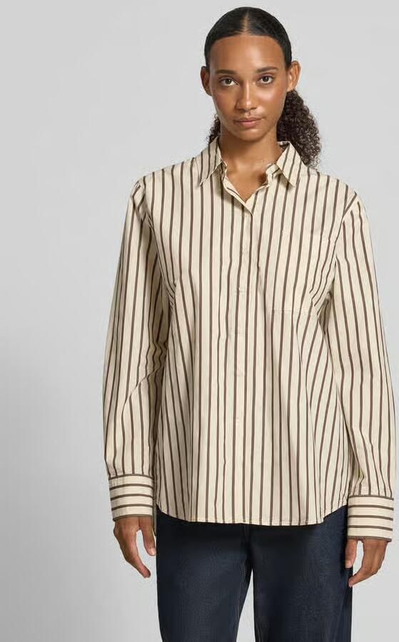 ARMEDANGELS loose fit blouse met lange mouwen van puur katoen - Foto 2